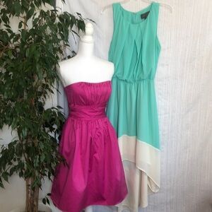 DAVIDS BRIDAL & SUNDAY IN BROOKLYN size 6 lot of 2 cocktail party dresses